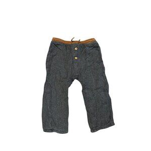 Zara Baby Charcoal Pants Elastic Waist 18/24 Months